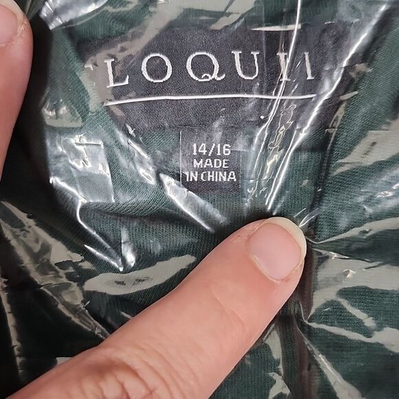 Eloquii Tie Neck Top - Picture 6 of 6